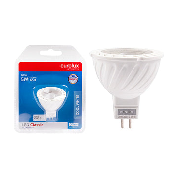 Eurolux LED MR16 Premium Clear Lens 5W GU5.3 4000K N - image 01