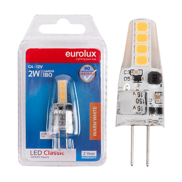 Eurolux LED Bi-Pin Classic 2w G4 3000K N - image 01