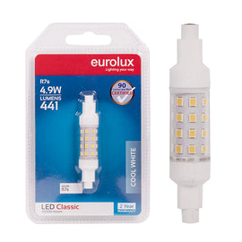 Eurolux LED QI Classic 4.9w R7s J78 4000K N in Electrical & Lighting,Lighting,Globes & Tubes