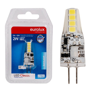 Eurolux LED Bi-Pin Classic 2w G4 6500K N in Electrical & Lighting,Lighting,Globes & Tubes