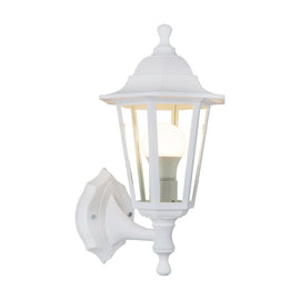 Eurolux Plastic Lantern 6 Panel Up & Down Facing White - image 01
