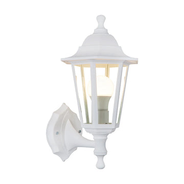 Eurolux Plastic Lantern 6 Panel Up & Down Facing White - image 01
