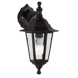 Eurolux Plastic Lantern 6 Panel Down Facing Black in Electrical & Lighting,Lighting,Exterior Lighting