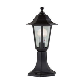Eurolux Plastic Lantern 6 Panel Pedestal Black - image 01