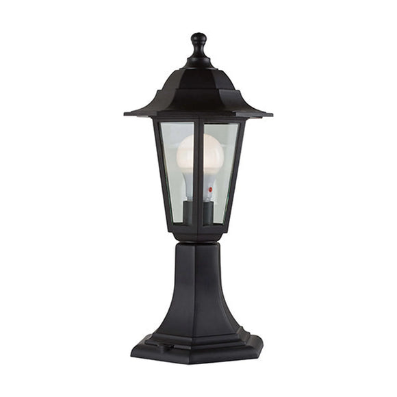 Eurolux Plastic Lantern 6 Panel Pedestal Black - image 01