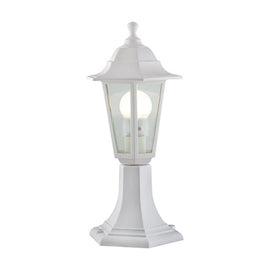 Eurolux Plastic Lantern 6 Panel Pedestal White - image 01