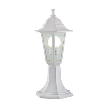 Eurolux Plastic Lantern 6 Panel Pedestal White - image 01