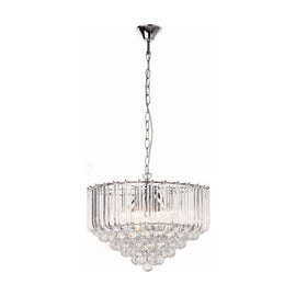 Eurolux Otis Acrylic Chandelier 415mm Chrome - image 01