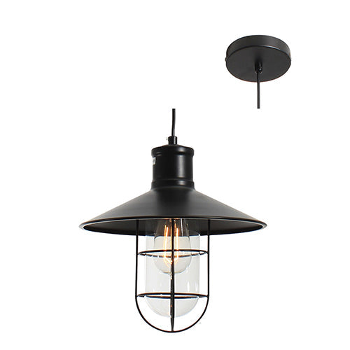 Eurolux Pendant Vibrato 265mm Black in Electrical & Lighting,Lighting,Interior Lighting