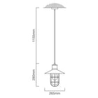 Eurolux Pendant Vibrato 265mm Black - image 01