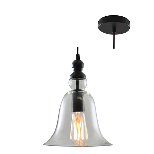 Eurolux Pendant Vino 210mm Clear Glass in Electrical & Lighting,Lighting,Interior Lighting