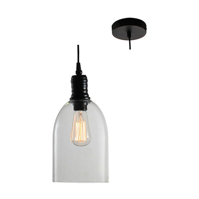 Eurolux Pendant Farmhouse 155mm Black - image 01