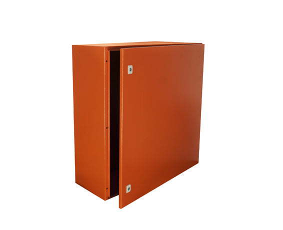Eurolux Enclosure Mild Steel 800x800x300mm IP65 Orange in Electrical & Lighting,Electrical Accessories,Circuit Breakers & Distribution Boards