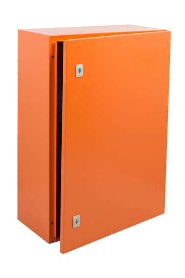 Eurolux Enclosure Mild Steel 700x500x250mm IP65 Orange in Electrical & Lighting,Electrical Accessories,Circuit Breakers & Distribution Boards