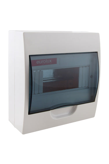 Eurolux Surface Mount Distribution Board Plastic TXM-8P in Electrical & Lighting,Electrical Accessories,Circuit Breakers & Distribution Boards