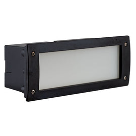 Fumagalli Leti 300 Plain Footlight Black in Electrical & Lighting_Interior Lighting