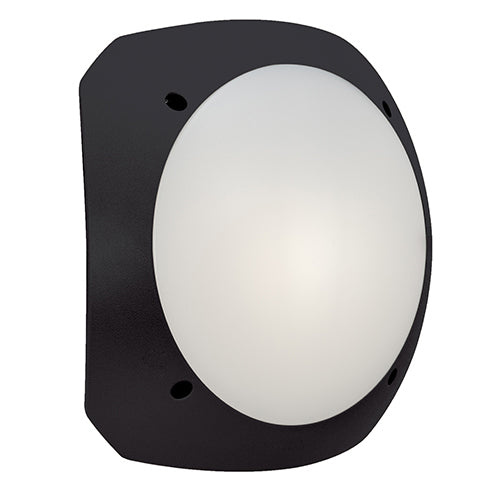 Fumagalli Stucchi Bulkhead Black E27 1xCFL 23w in Electrical & Lighting_Interior Lighting