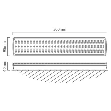 Eurolux Rechargeable LED Emergency Light 90 LED - image 01