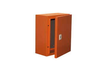 Eurolux Enclosure Mild Steel 300x250x150mm IP65 Orange in Electrical & Lighting,Electrical Accessories,Circuit Breakers & Distribution Boards