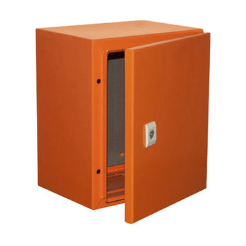 Eurolux Enclosure Mild Steel 300x250x200mm IP65 Orange - image 01