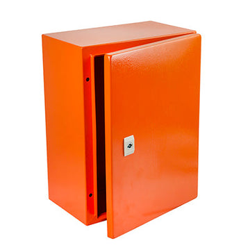 Eurolux Enclosure Mild Steel 400X300X200mm IP65 Orange in Electrical & Lighting,Electrical Accessories,Circuit Breakers & Distribution Boards
