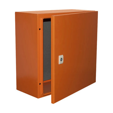 Eurolux Enclosure Mild Steel 400x400x200mm IP65 Orange - image 01