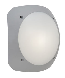 Fumagalli Stucchi Bulkhead Grey E27 1xCFL 23w in Electrical & Lighting_Interior Lighting
