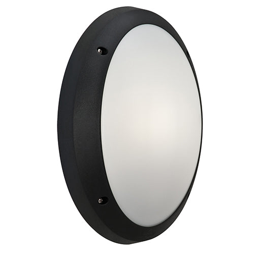 Fumagalli Danzi Bulkhead Black 1xCFL23w in Electrical & Lighting_Interior Lighting