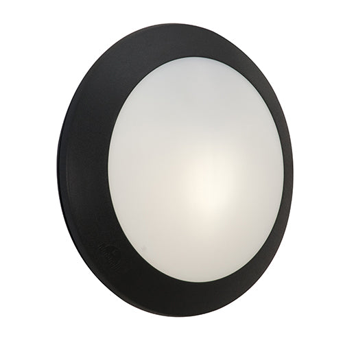 Fumagalli Berta Bulkhead Black 1xCFL23w in Electrical & Lighting_Interior Lighting