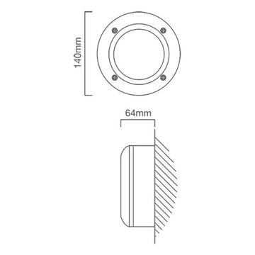 Fumagalli Extraleti 100 Round Footlight Black - image 01