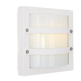 Eurolux Largo Bulkhead 240mm White E27 1x60w in Electrical & Lighting_Interior Lighting