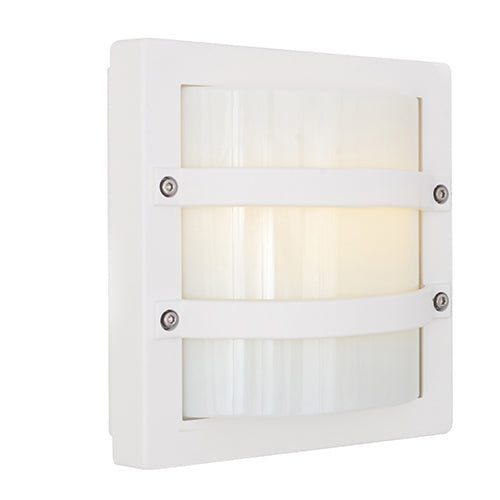 Eurolux Largo Bulkhead 240mm White E27 1x60w in Electrical & Lighting_Interior Lighting