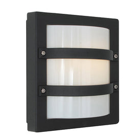 Eurolux Largo Bulkhead 240mm Black E27 1x60w in Electrical & Lighting_Interior Lighting