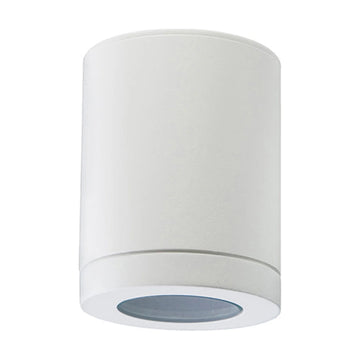 Eurolux Metro Round Outdoor Downlight 90mm White - image 01