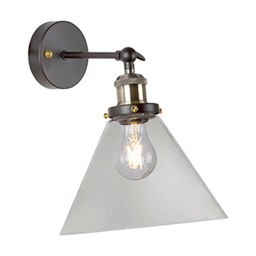 Eurolux Wall Light Funnello Antique Brass - image 01