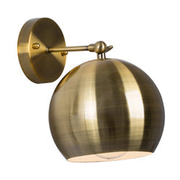 Eurolux Wall Light Round Antique Brass - image 01