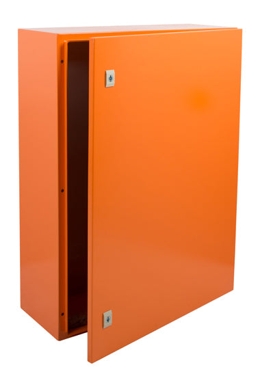 Eurolux Enclosure Mild Steel 800x600x250mm IP65 Orange in Electrical & Lighting,Electrical Accessories,Circuit Breakers & Distribution Boards