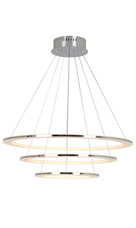 Eurolux Pendant Hemisphere 3LT 800mm Chrome in Electrical & Lighting,Lighting,Interior Lighting