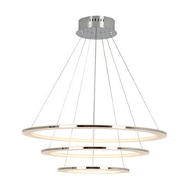 Eurolux Pendant Hemisphere 3LT 800mm Chrome - image 01
