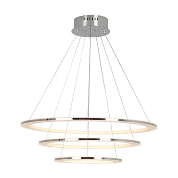 Eurolux Pendant Hemisphere 3LT 800mm Chrome - image 01
