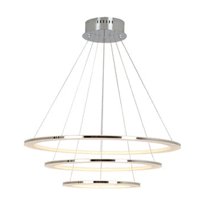 Eurolux Pendant Hemisphere 3LT 800mm Chrome - image 01