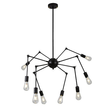 Eurolux Pendant Spider 8LT 900mm Black in Electrical & Lighting,Lighting,Interior Lighting