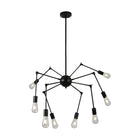 Eurolux Pendant Spider 8LT 900mm Black - image 01