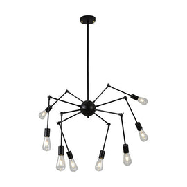 Eurolux Pendant Spider 8LT 900mm Black - image 01