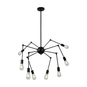 Eurolux Pendant Spider 8LT 900mm Black - image 01
