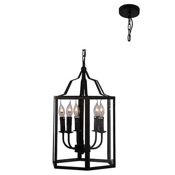 Eurolux Iron Age Outdoor Pendant 350mm Black
