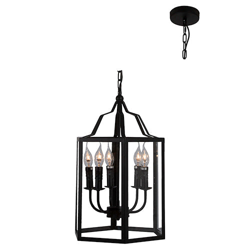Eurolux Iron Age Outdoor Pendant 350mm Black in Electrical & Lighting,Lighting,Exterior Lighting