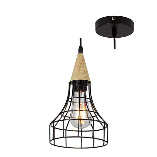 Eurolux Pendant Vibrato 175mm Black in Electrical & Lighting,Lighting,Interior Lighting