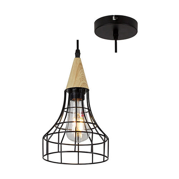 Eurolux Pendant Vibrato 175mm Black - image 01