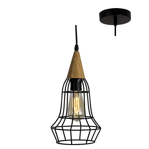 Eurolux Pendant Vibrato 170mm Black in Electrical & Lighting,Lighting,Interior Lighting